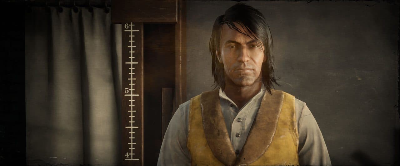 Red Dead Online karakter oluşturma ekranı