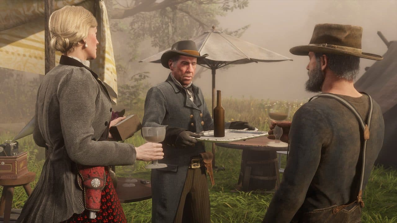 Red Dead Online hikaye görevi atmosferi