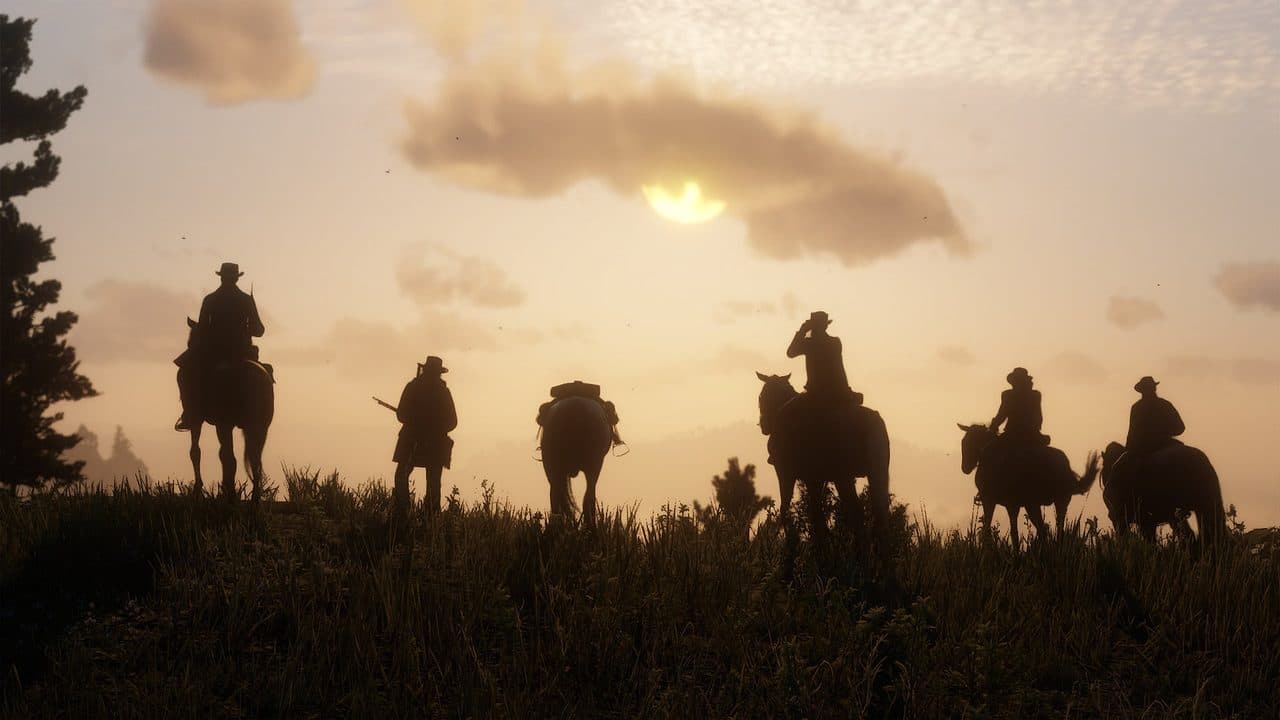 Red Dead Online Posse ile birlikte at sürme
