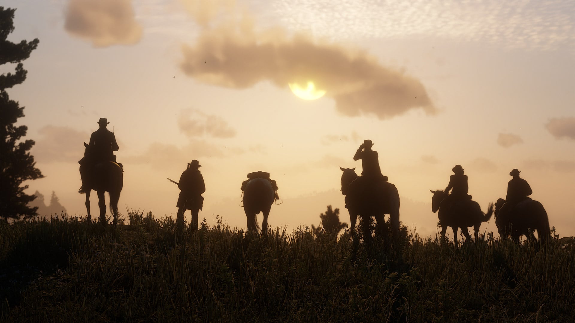 Red Dead Online Posse ile birlikte at sürme