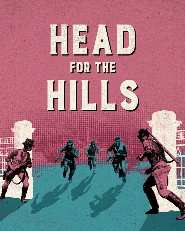 Head for the Hills modunda güvenli eve koşan oyuncular