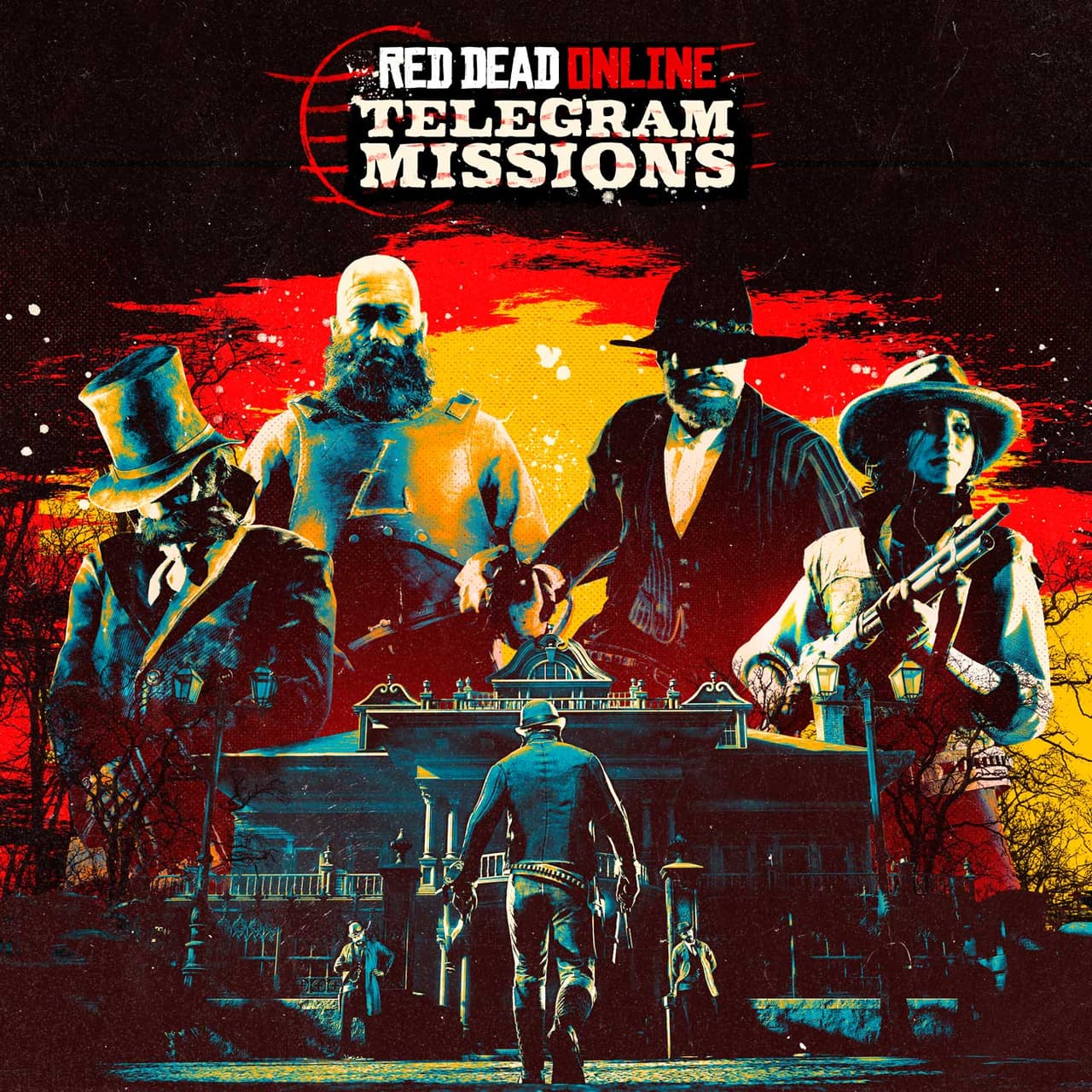 Red Dead Online karakteri kampında Madam Nazar’a yaklaşırken görülüyor