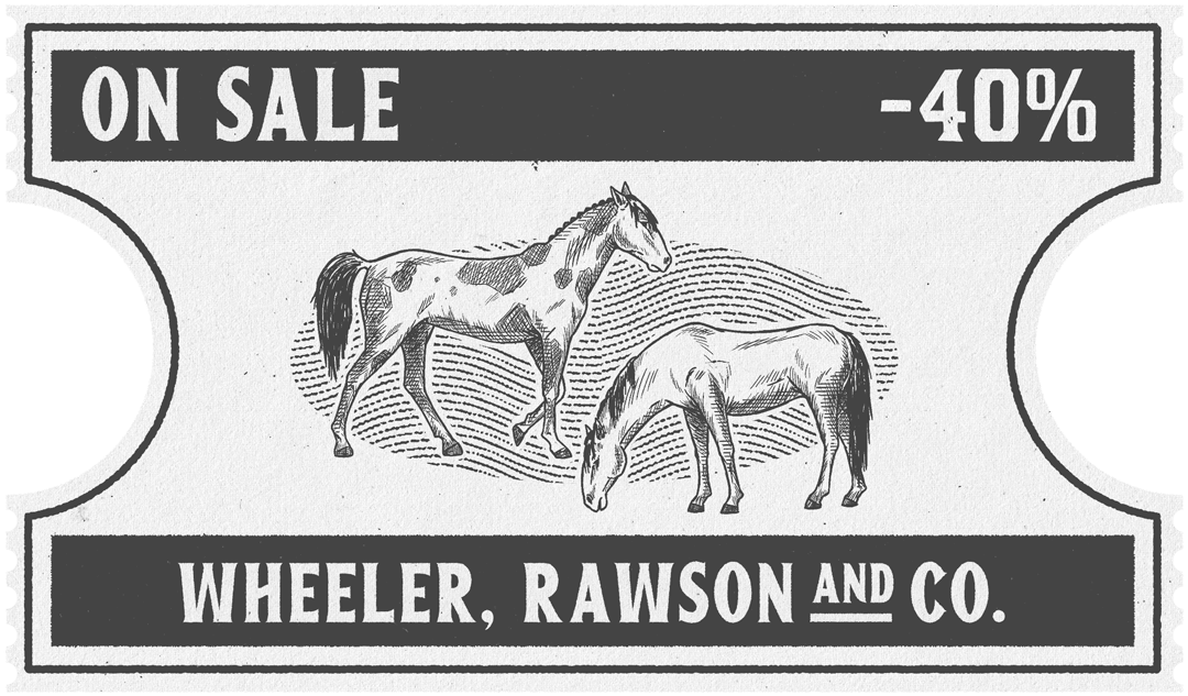 Riding ve Mustang Horse'lar. %40 indirim