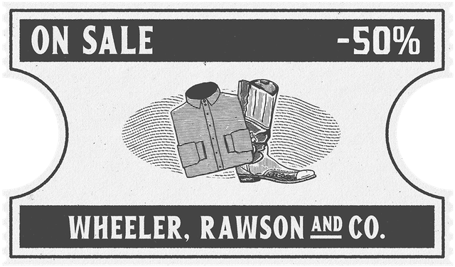 Shirts, Boots, ve Chaps. %50 indirim